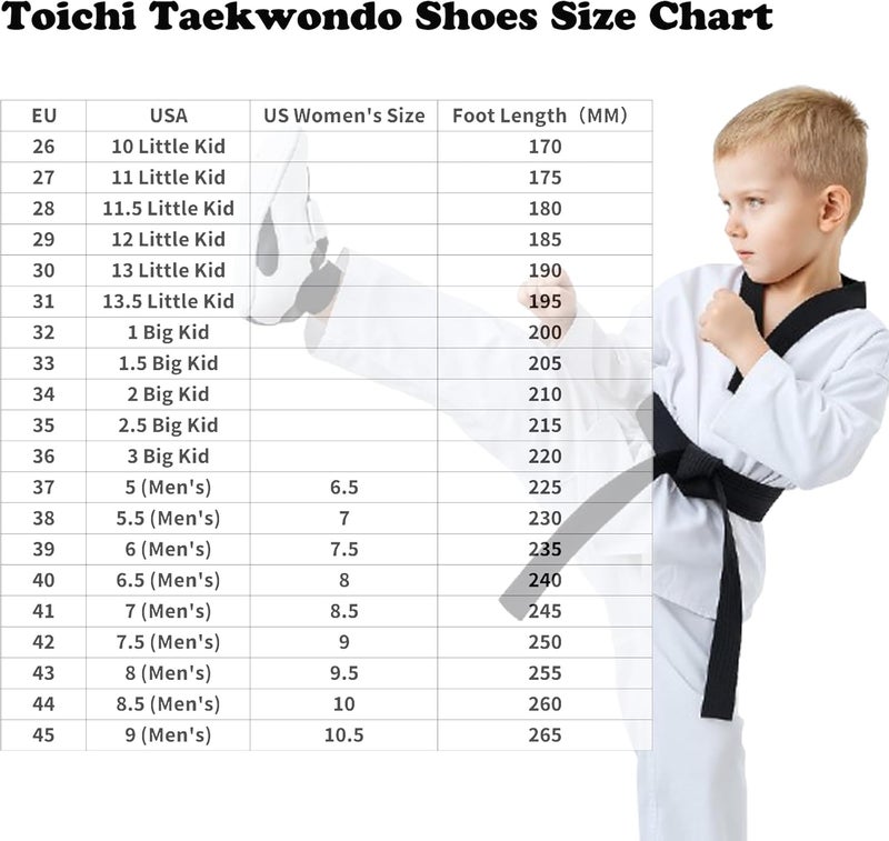 Toichi Taekwondo Shoes – Lightweight Martial Arts Sneakers for Adults & Kids – Unisex Training Shoes for Karate, Boxing, Kung Fu, Tai Chi - Image 3